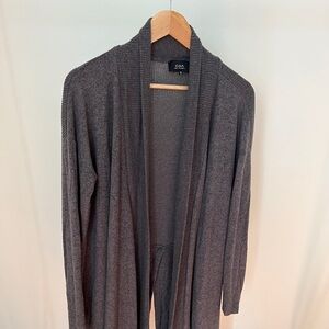 COA by Anthropologie Open Gray Knit Cardigan